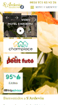 Mobile Screenshot of hotelsardeviu.com