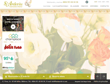 Tablet Screenshot of hotelsardeviu.com